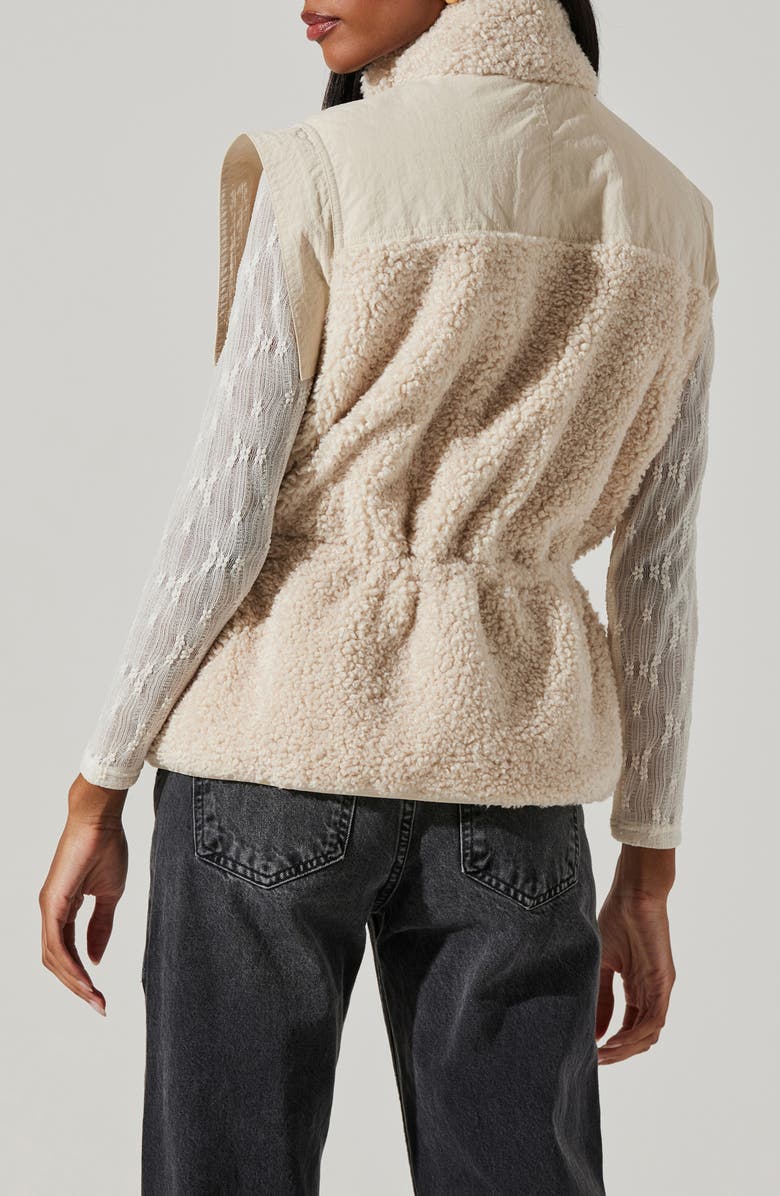 ASTR the Label Ivania Fleece Trim Vest, Alternate, color,