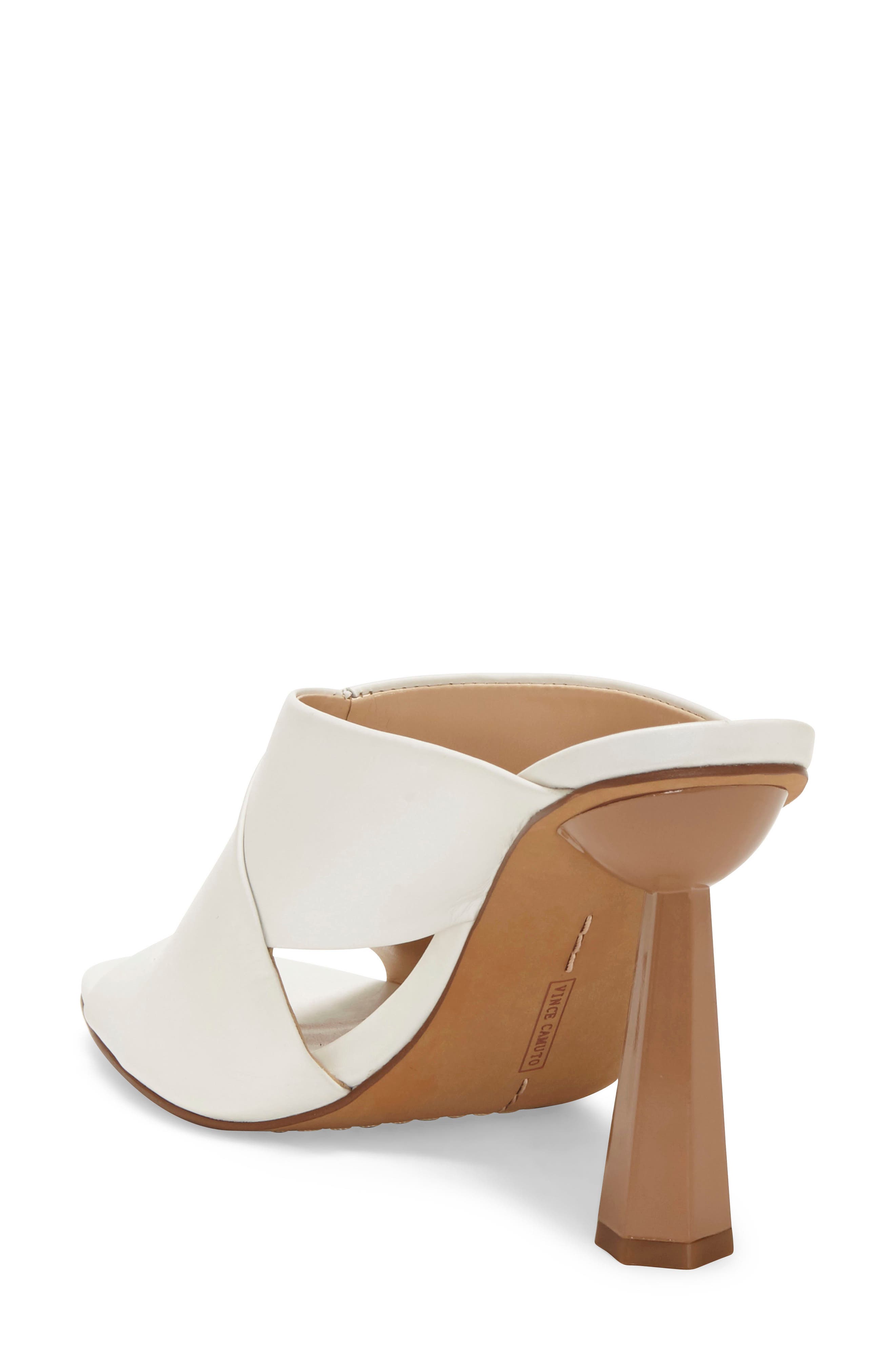 Averessa Slide Sandal, Alternate, color, CRISP WHITE LEATHER