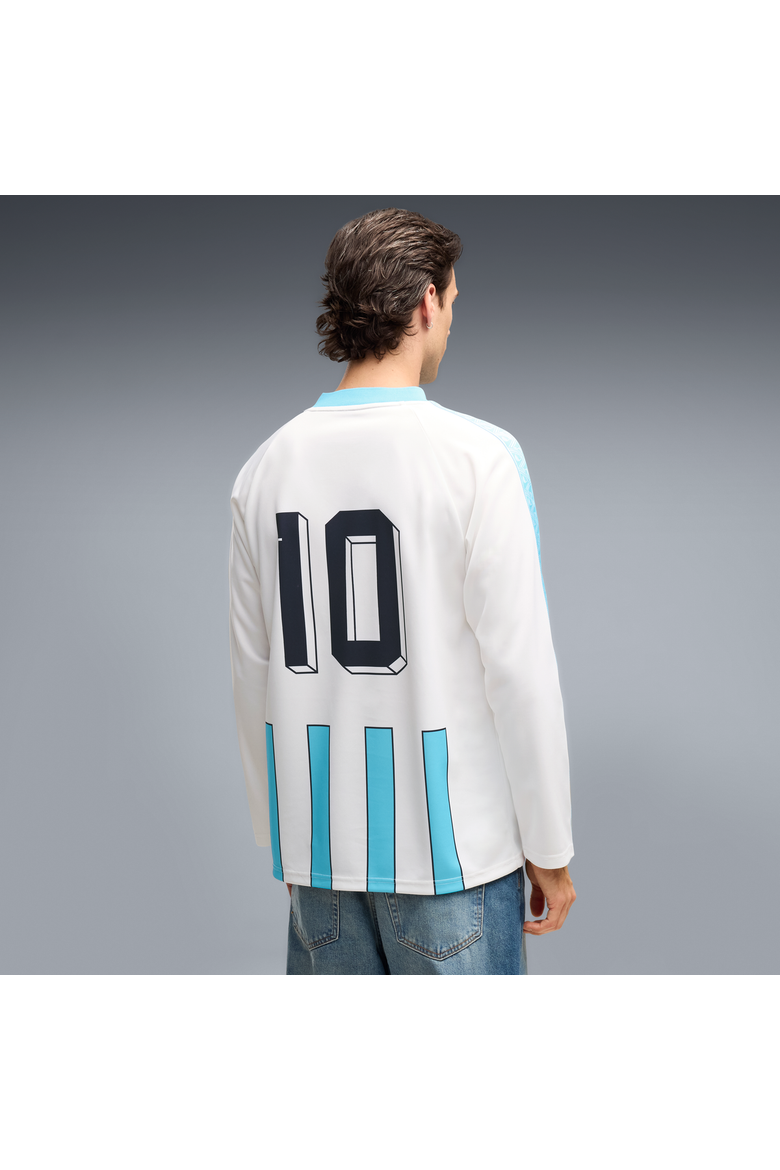 Men's Puma  White Olympique Marseille 2026/27 King Long Sleeve Fashion Jersey, Alternate, color, White