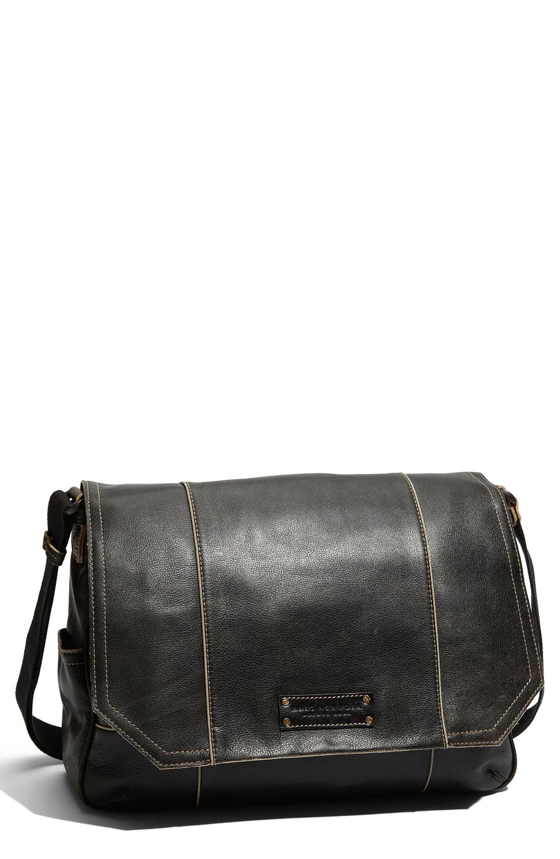 Marc New York by Andrew Marc Vintage Leather Messenger Bag, Main, color, 
