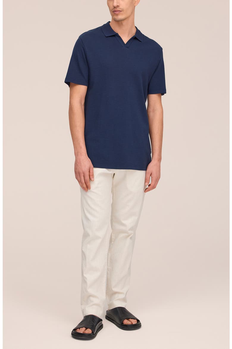 Almer 3562 Organic Cotton Blend Polo, Alternate, color, NAVY BLUE