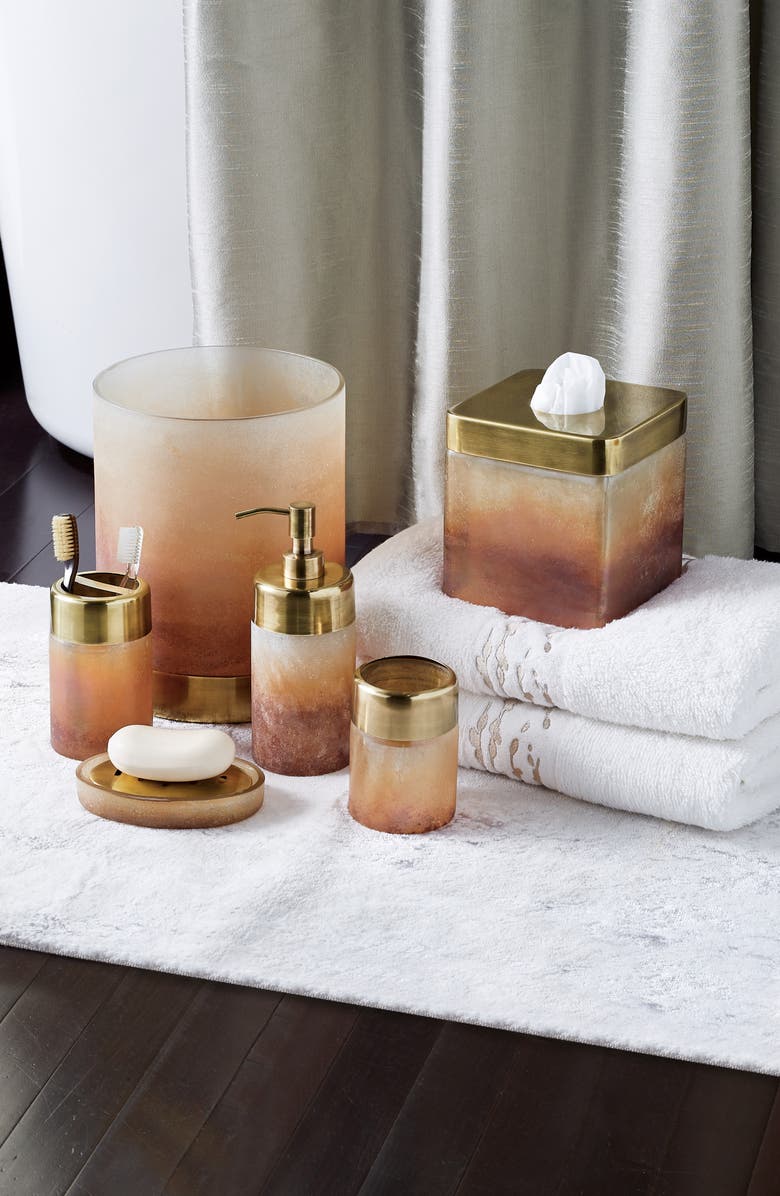 Michael Aram Torched Tissue Box Cover, Alternate, color, 