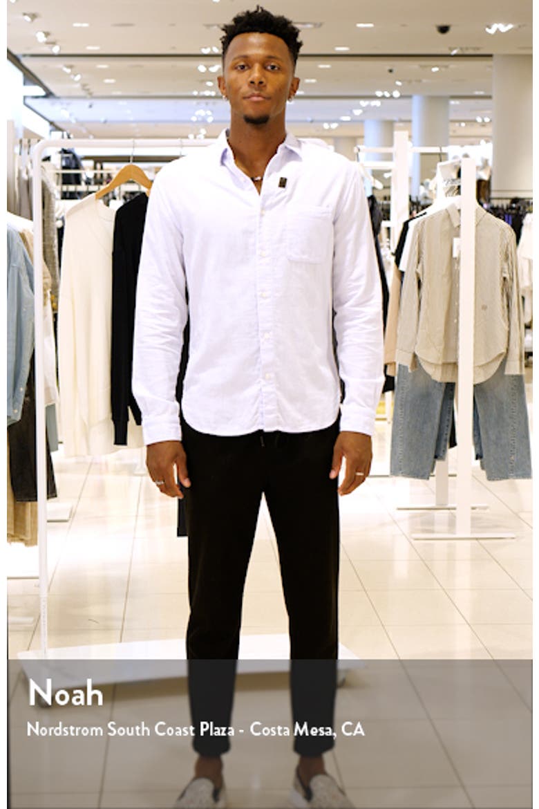 Trim Fit Solid Button-Up Shirt video
