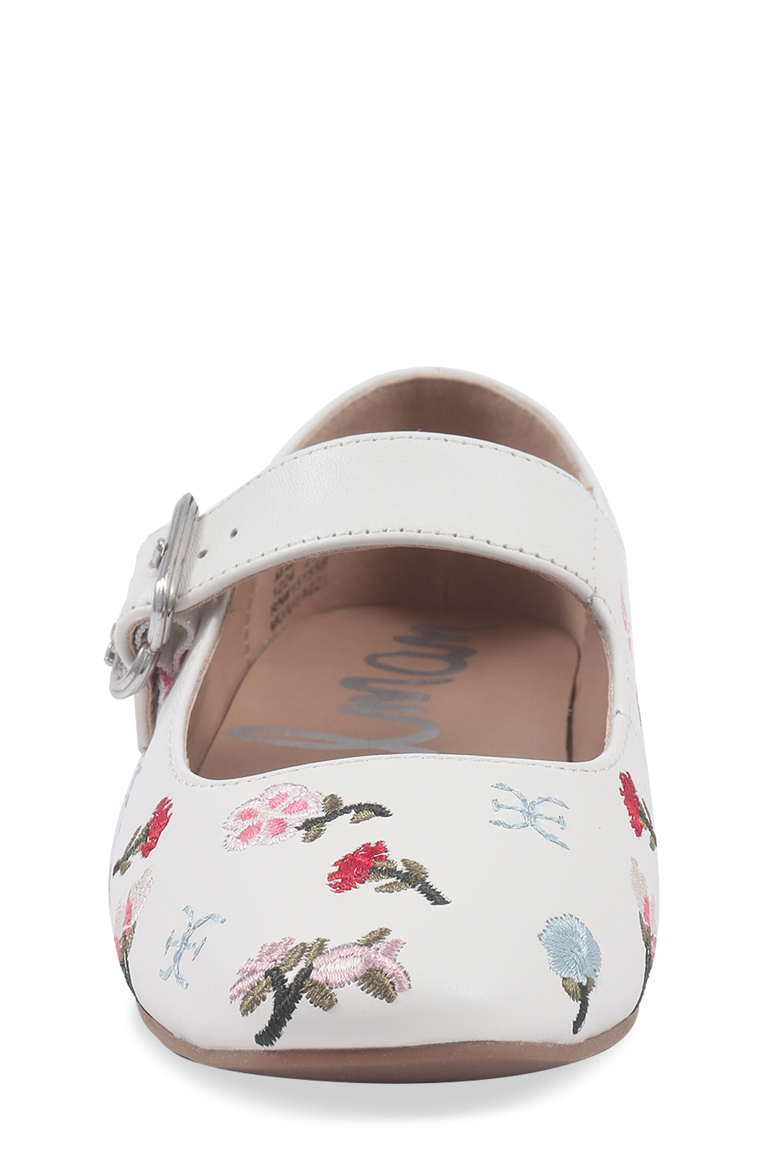 Sam Edelman Kids' Michaela Embroidered Mary Jane Flat, Alternate, color, Floral