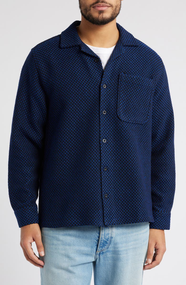 Percival Signal Ashdown Embroidered Button-Up Shirt, Alternate, color,