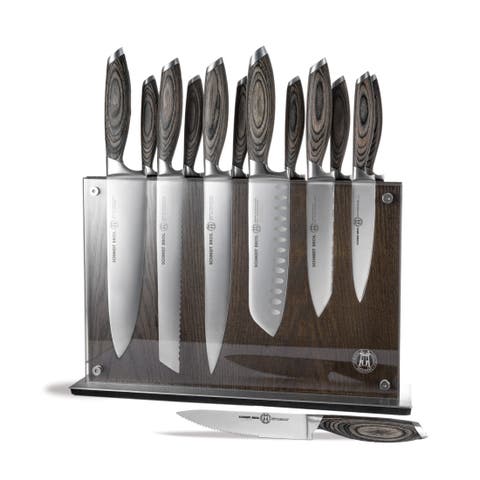 Bonded Ash 15-Piece Knife Block Set