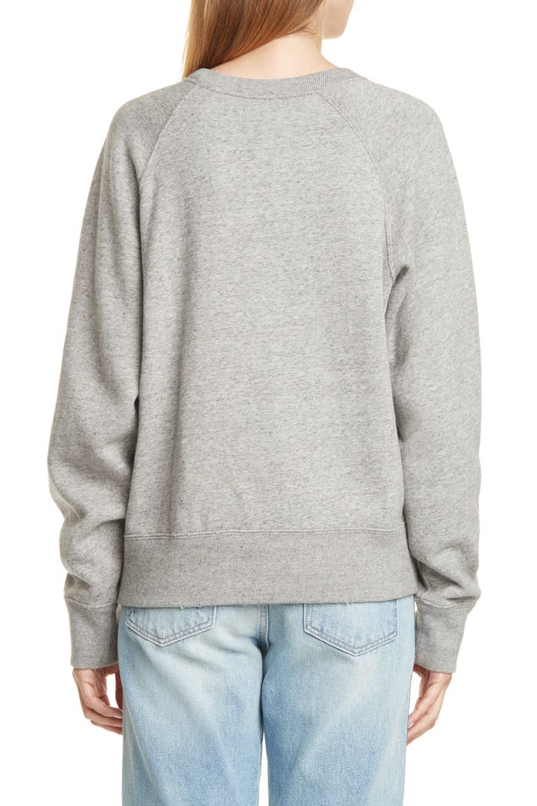 Bear Sweatshirt, Alternate, color, DARK VINTAGE HEATHER