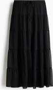 H&M Tiered Maxi Skirt
