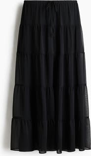 H&M Tiered Maxi Skirt