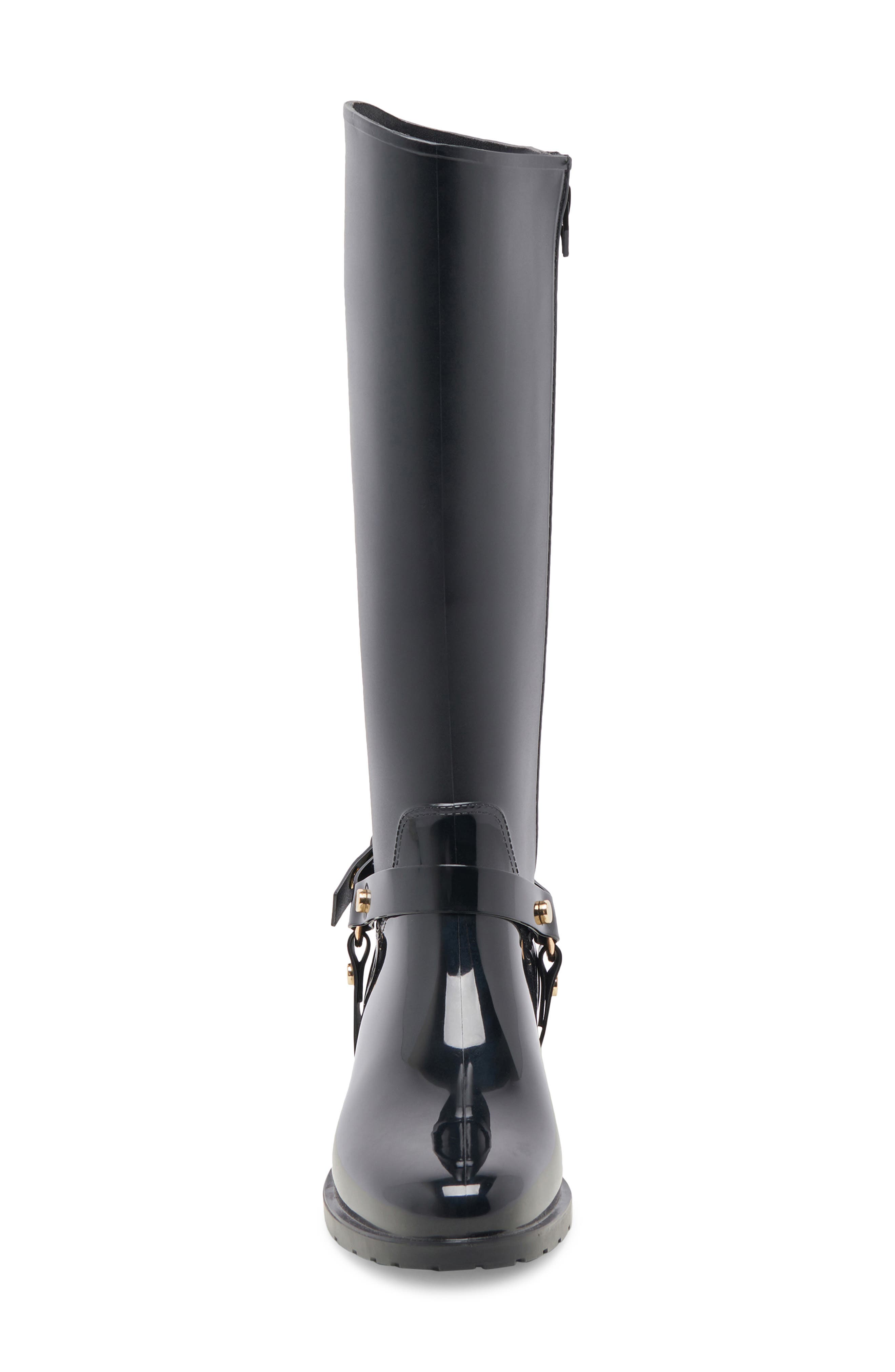 Dolce Vita Cloudy H₂O Waterproof Knee High Boot, Alternate, color, Midnight Patent Stel