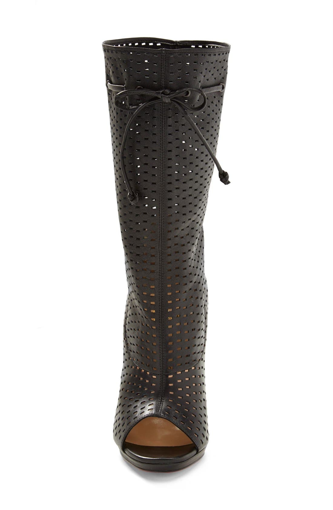 'Jennifer' Bootie, Alternate, color, BLACK