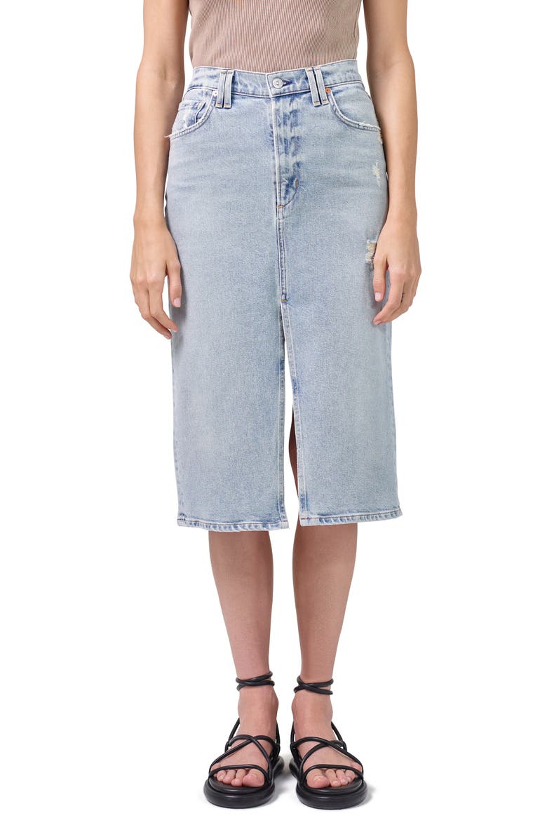 Citizens of Humanity Bea Denim Skirt, Main, color,