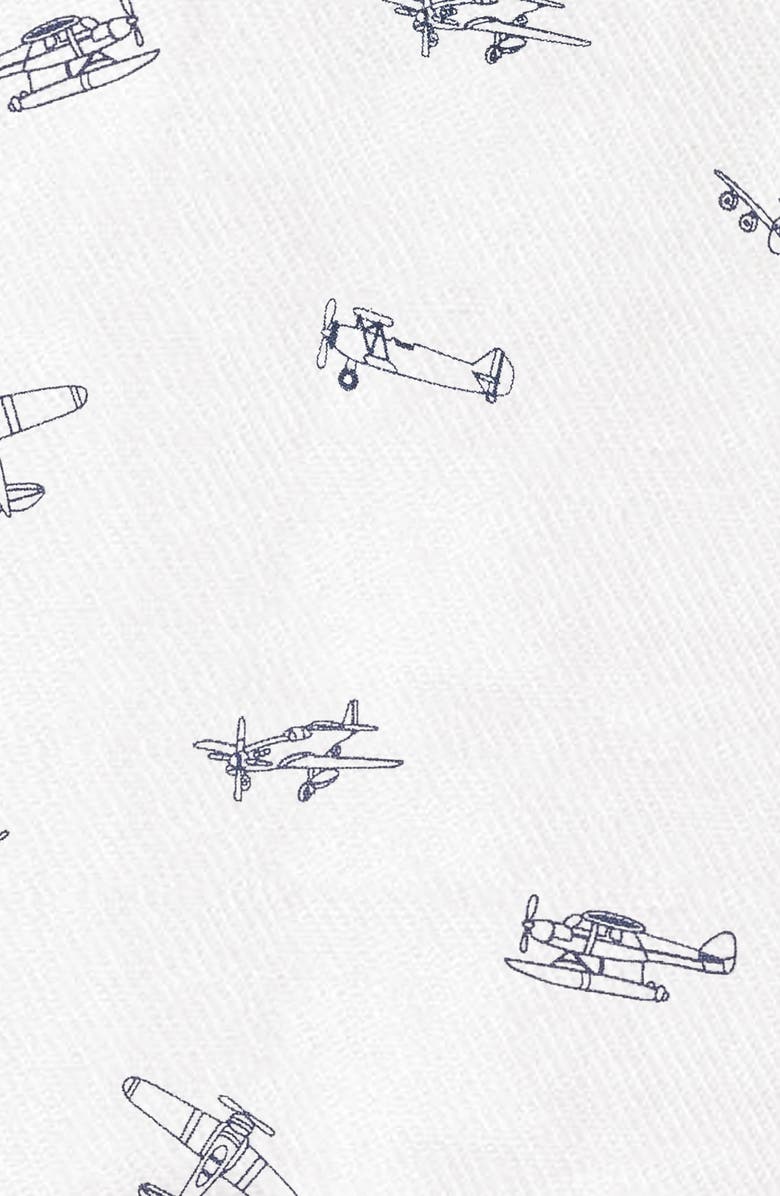 Petite Plume Kids' Par Avion Two-Piece Short Pajamas, Alternate, color, 