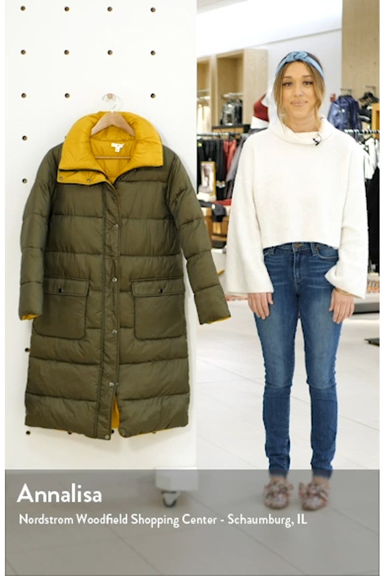 Reversible Long Puffer Coat video