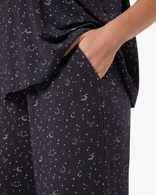 Weworewhat Wide Leg Pants In Drk Navy/ivory
