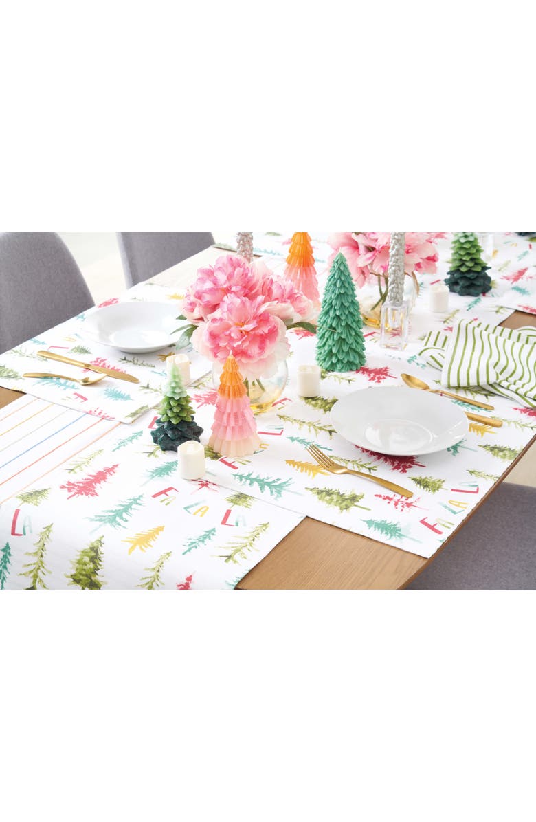 carol & frank Winter Wonderland Table Runner 14" x 72", Alternate, color, Red