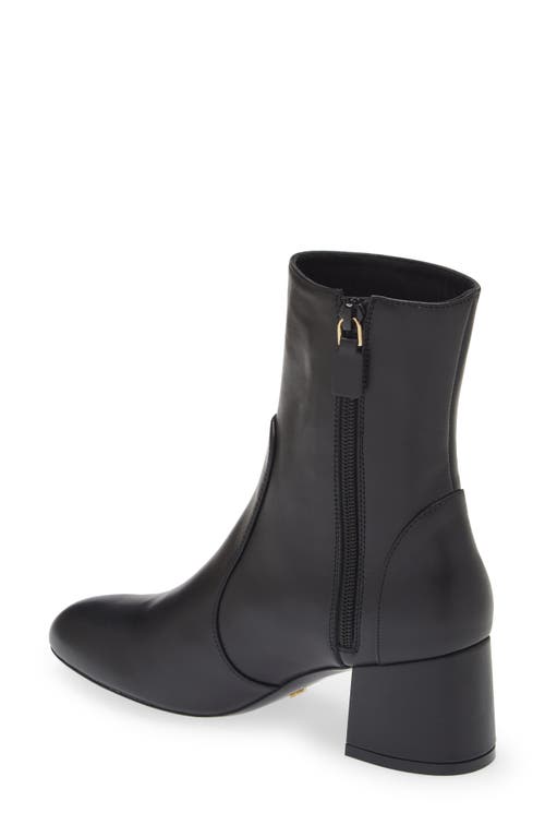 Stuart Weitzman Flareblock 60 Zip Bootie In Black