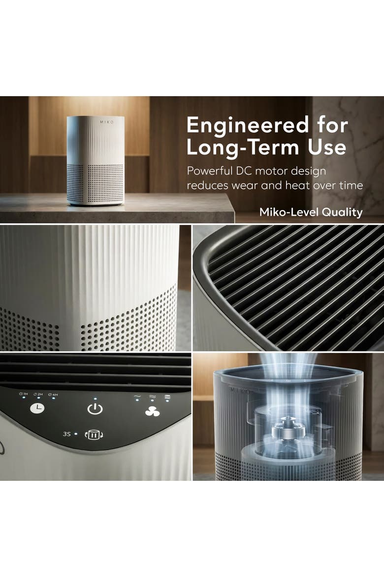 A-200 Air Purifier with HEPA Filtration and Aromatherapy 600 Sq Ft, Alternate, color, White