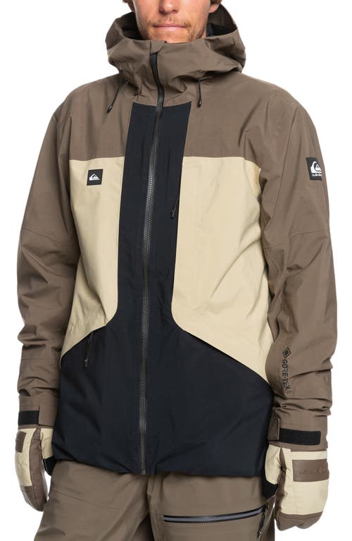 Quiksilver Forever Stretch Gore-Tex® Technical Snow Jacket in Canteen 