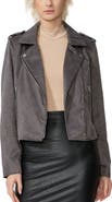 Kimi & Kai Willa Faux Suede Moto Jacket