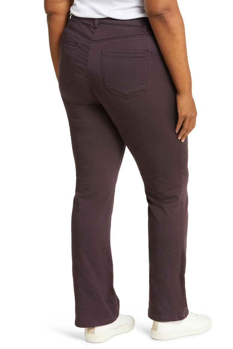 'Ab'Solution High Waist Itty Bitty Bootcut Jeans (Nordstrom Exclusive), Alternate, color, MALBEC