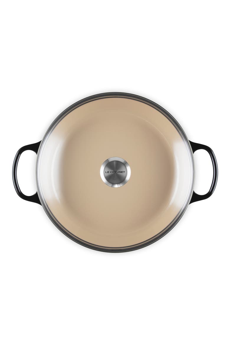Signature 2.25-Quart Enameled Cast Iron Braiser, Alternate, color, LICORICE