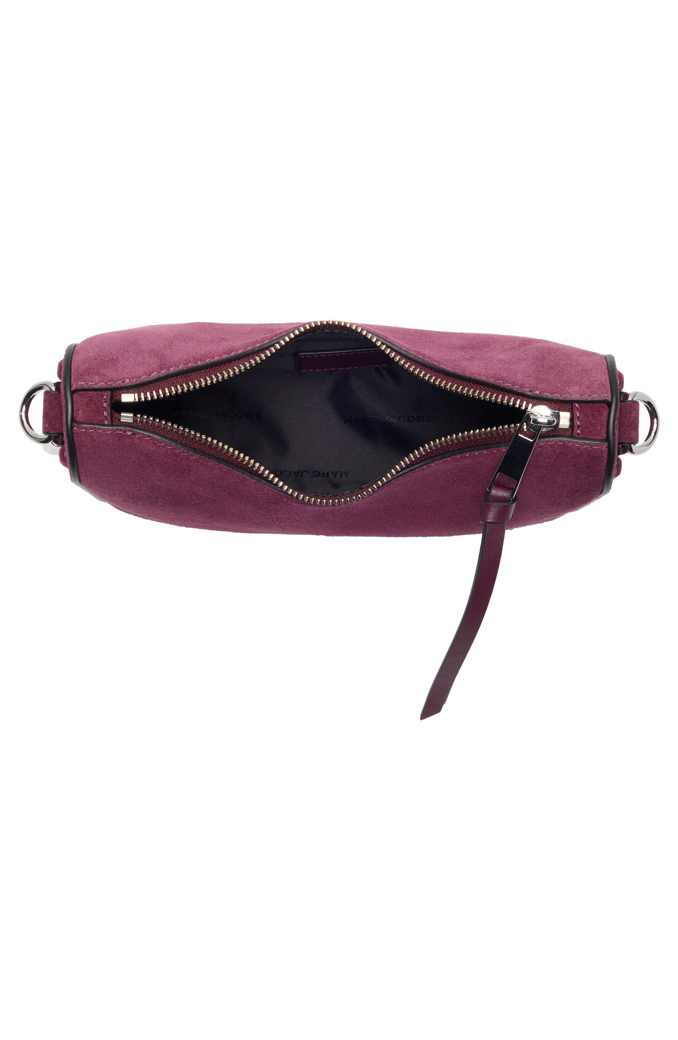 Small Drifter Suede Convertible Shoulder Bag, Alternate, color, DARK PLUM