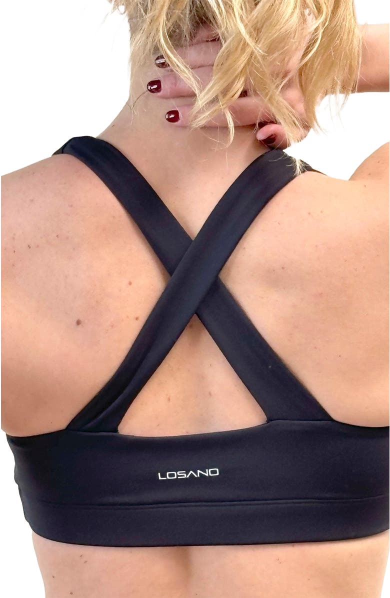 Losano Infinity High Impact Bra, Alternate, color, 