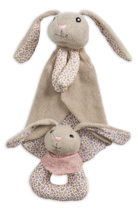 Organic Cotton Blankie Rattle