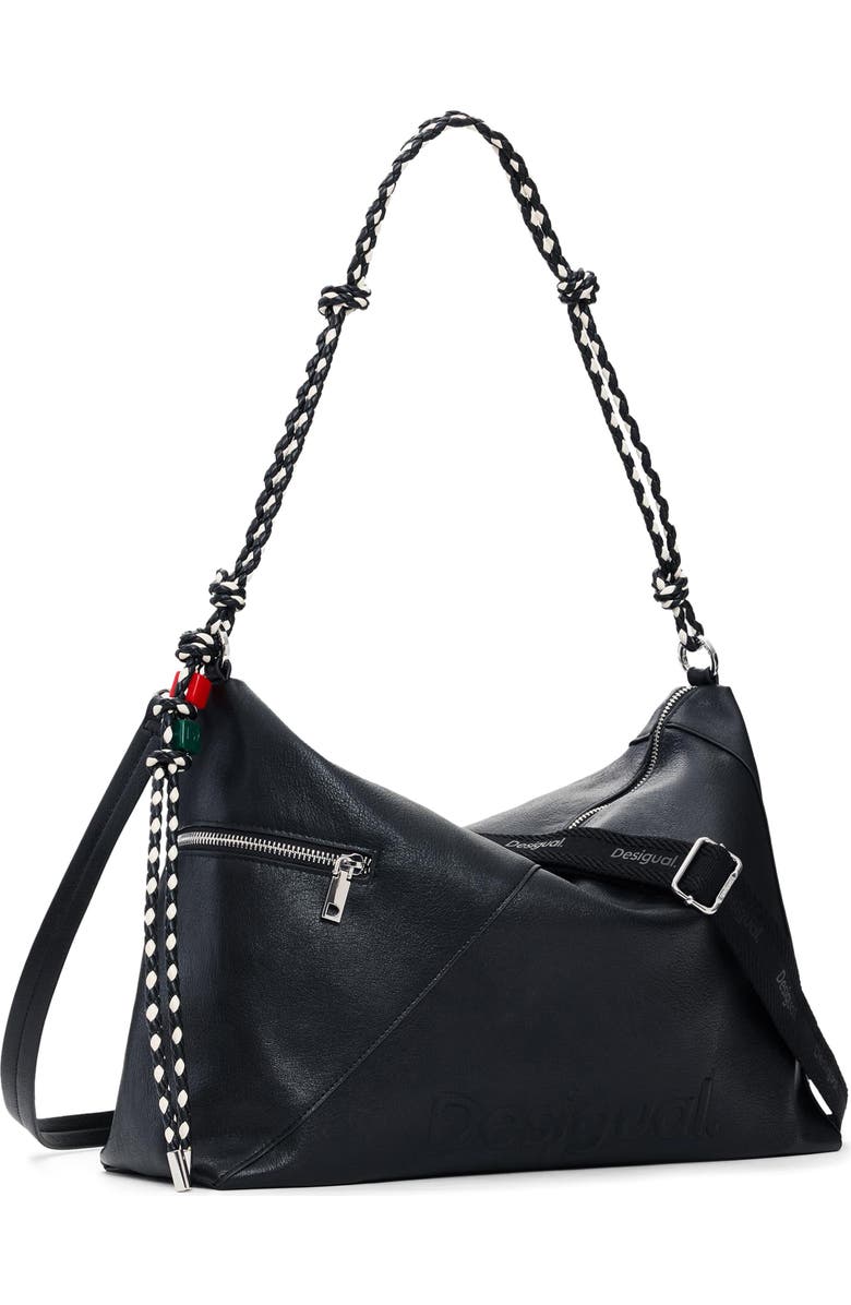 Desigual Faux Leather Shoulder Bag, Alternate, color,