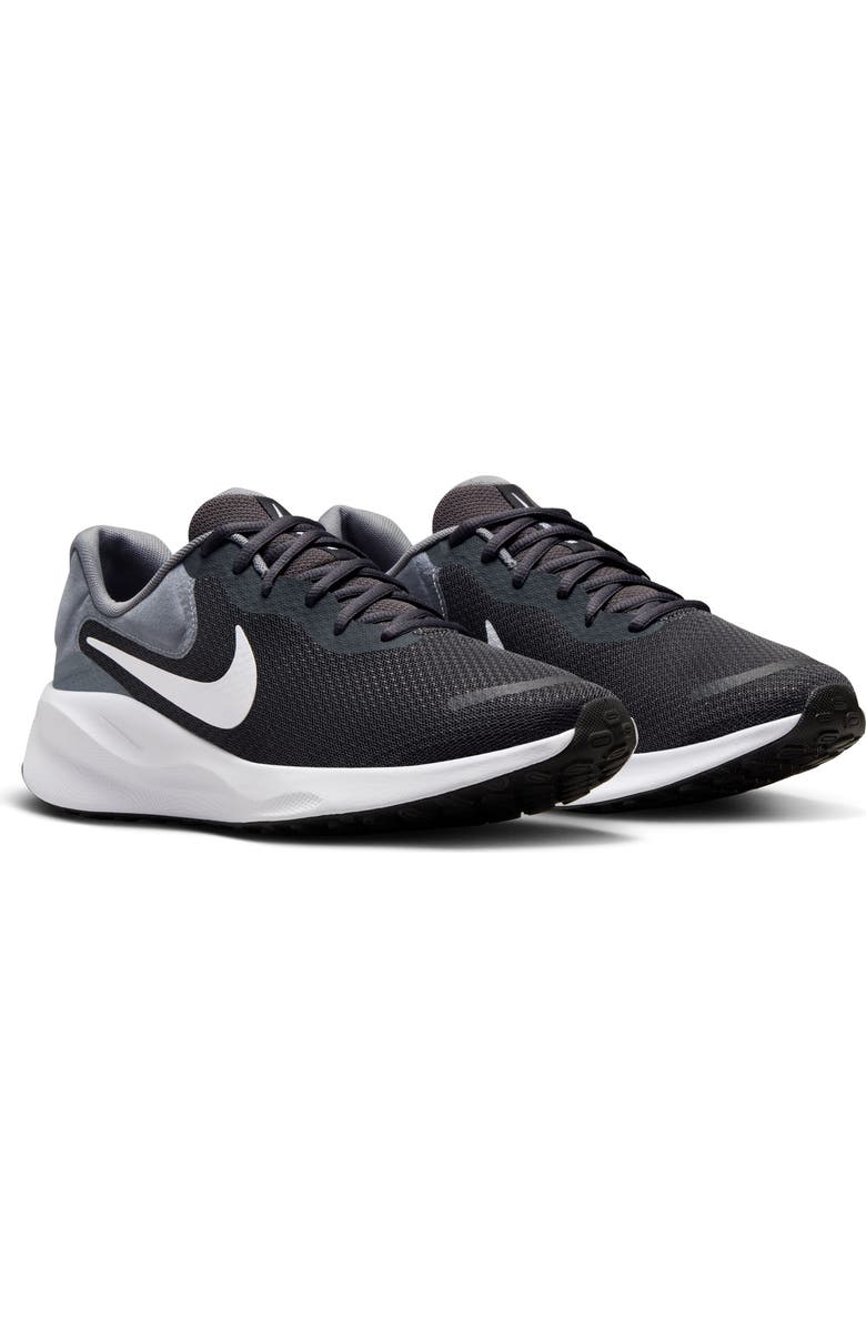 Nike Revolution 7 Running Shoe, Main, color, Anthracite/ White/ Grey/ Black