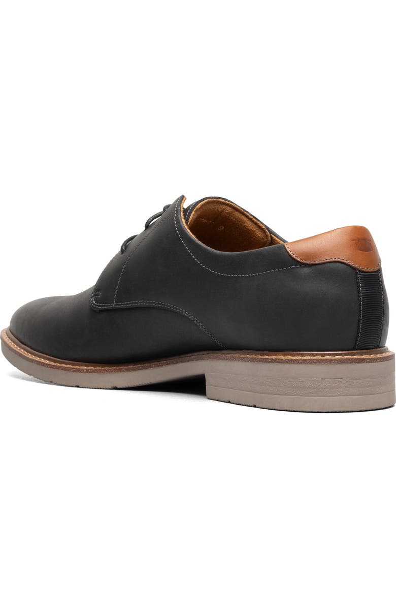 Florsheim Highpoint Plain Toe Derby, Alternate, color, Black Ch/ Taupe