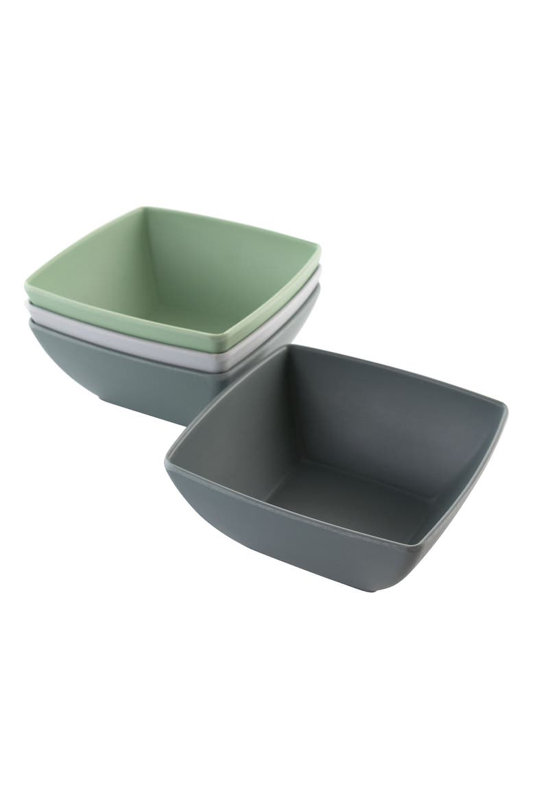 Grayson 4 Piece 6 Inch Melamine Bowl Set, Main, color, Assorted