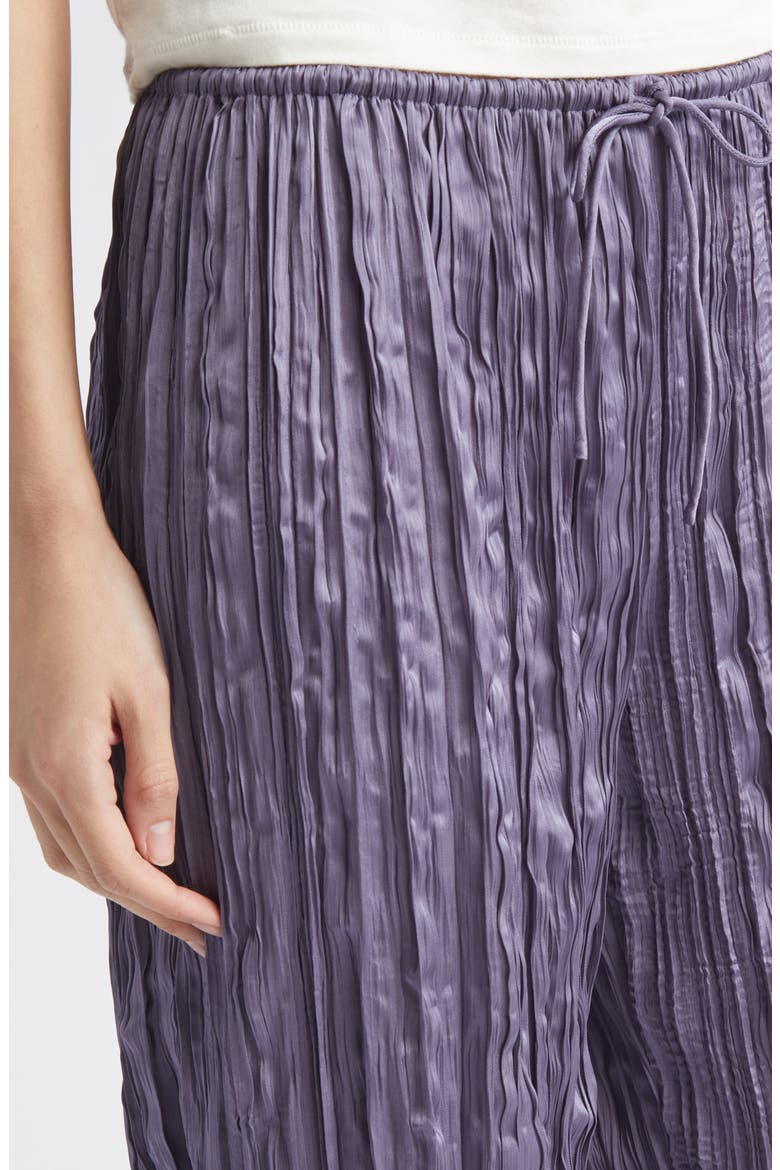Esme Crinkled Wide Leg Pants, Alternate, color, DUSK