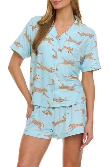 Flora By Flora Nikrooz Gabrielle Knit Pajamas In Seafoam