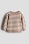 selected Beige/White Striped