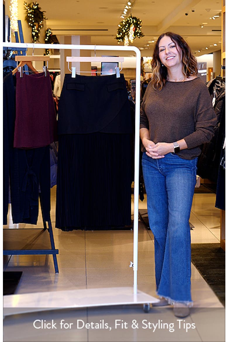 Deaile Contrast Layer Skirt video