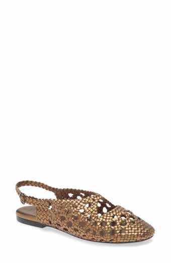 HEREU Empuria Metallic Woven Sandal