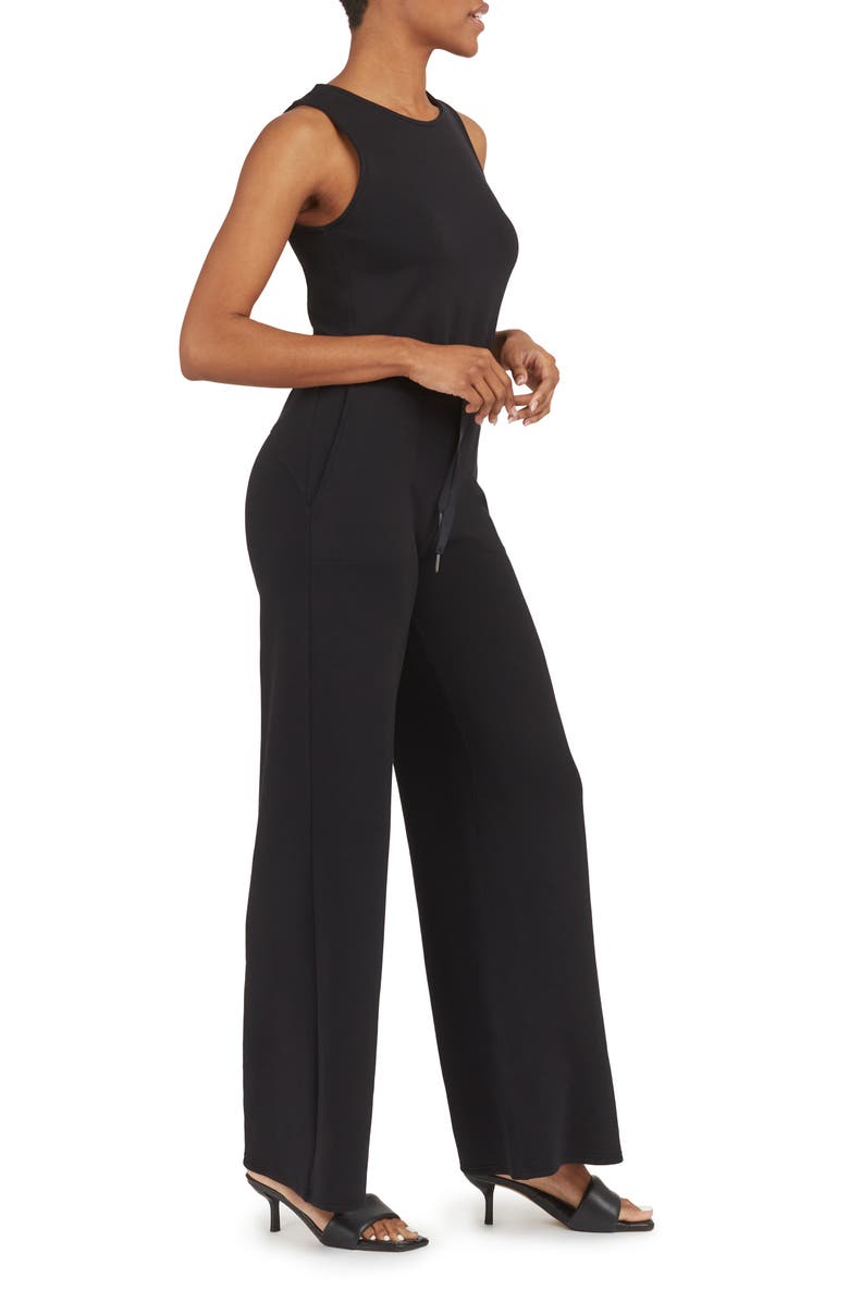 SPANX<sup>®</sup> AirEssentials Sleeveless Jumpsuit, Alternate, color, Very Black