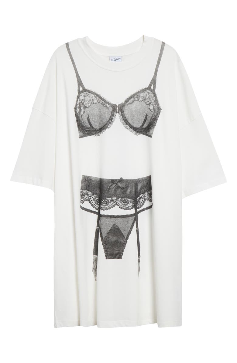 Vaquera Trompe l'Oeil Tall Cotton Graphic T-Shirt, Alternate, color,