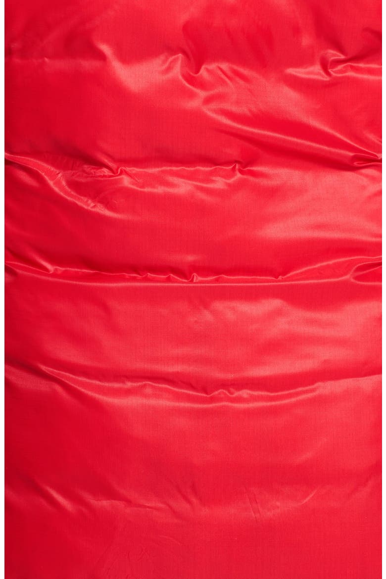'Camp' Slim Fit Hooded Packable Down Jacket, Alternate, color, RED