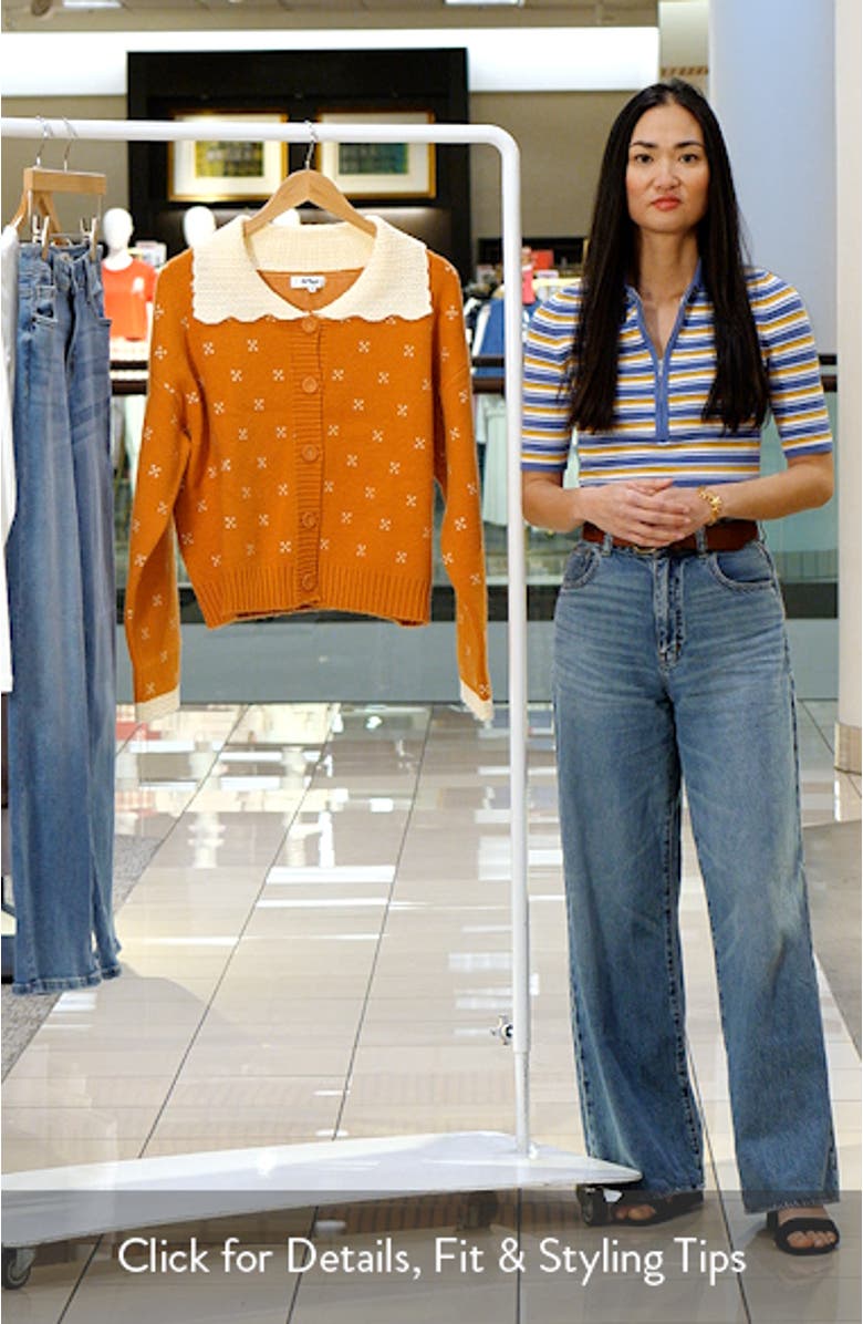 Georgia Contrast Collar Cardigan, sales video thumbnail