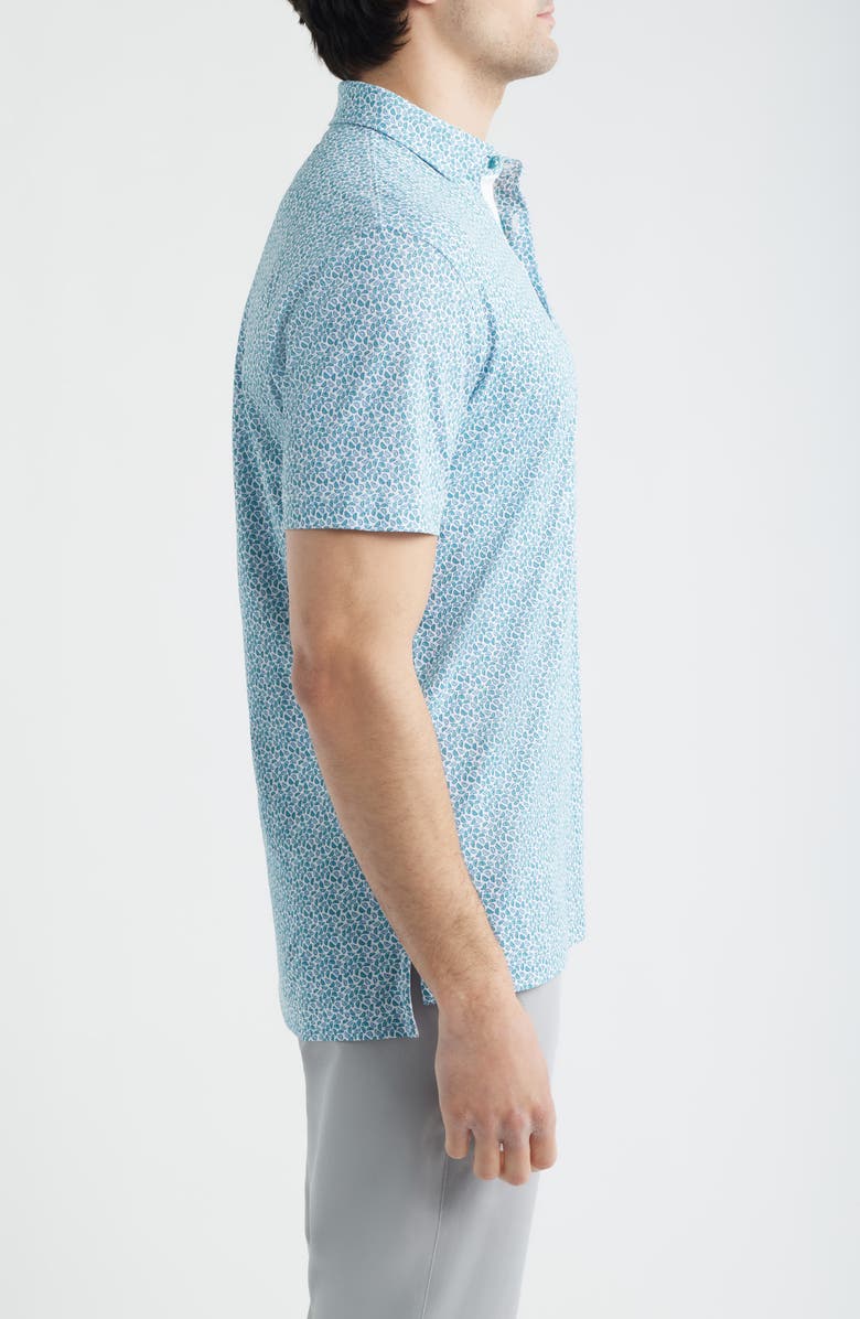 johnnie-O Peelin Good Citrus Print Performance Jersey Polo, Alternate, color, Tropical