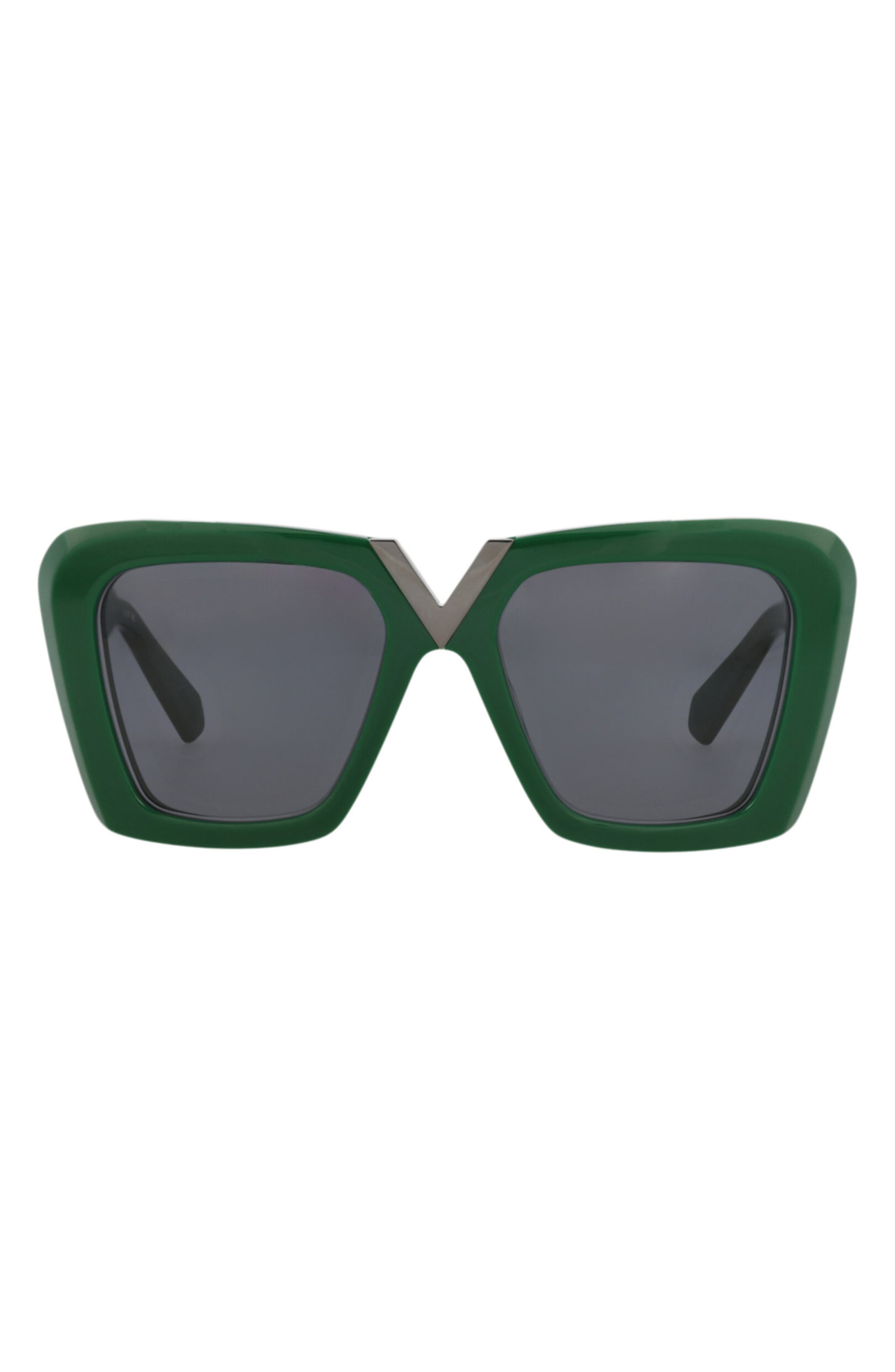 Valentino 53mm Novelty Sqaure Sunglasses