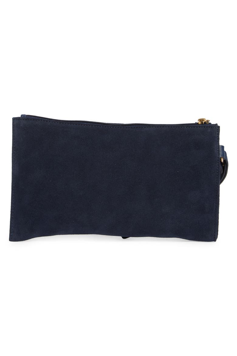 Leather Wristlet, Alternate, color, BLUE