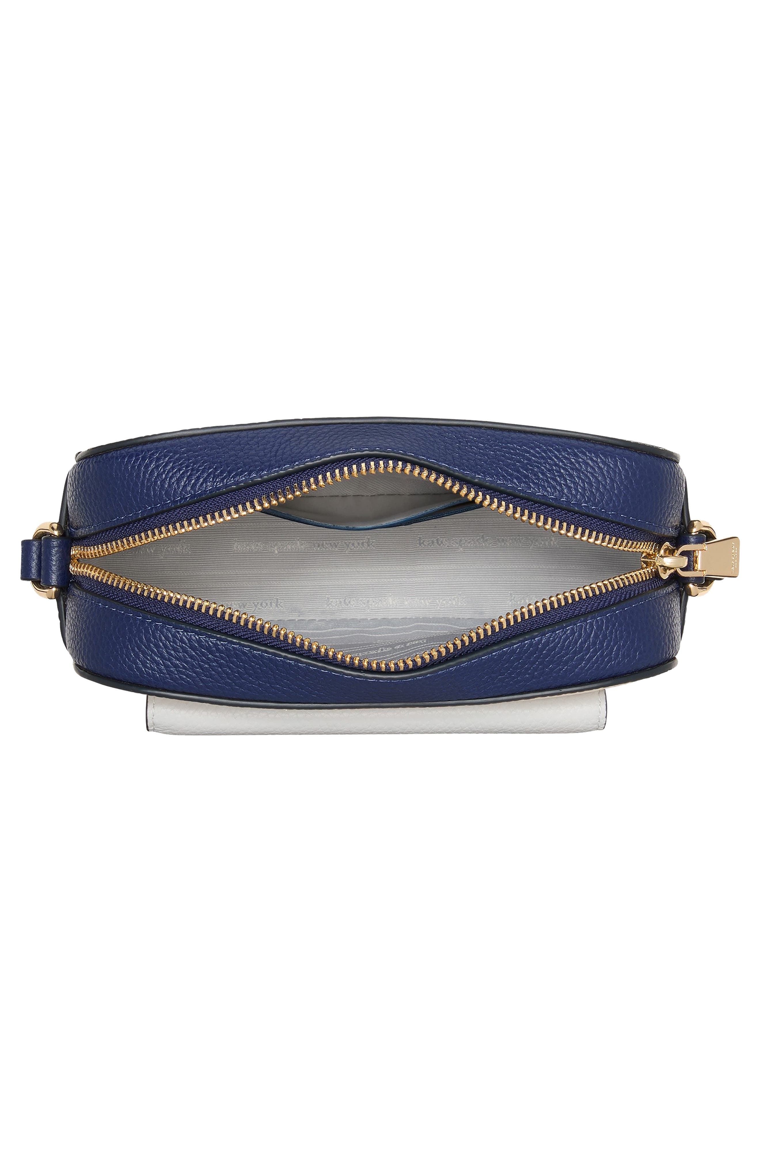 Kate Spade New York ava colorblock leather crossbody bag, Alternate, color, 