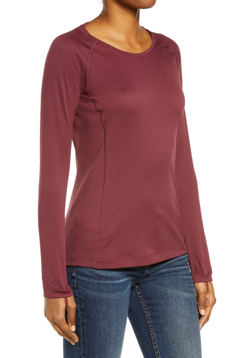 Capilene® Midweight Crewneck Top, Alternate, color, CHICORY RED -LT CHICORY RED