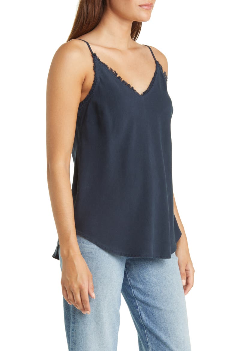 Frayed Edge Camisole, Alternate, color, ENDLESS SEA