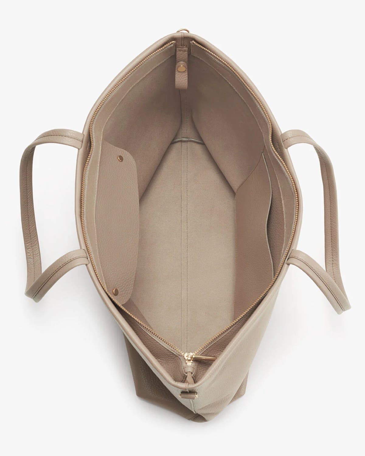 Small Easy Zipper Tote, Alternate, color, Stone