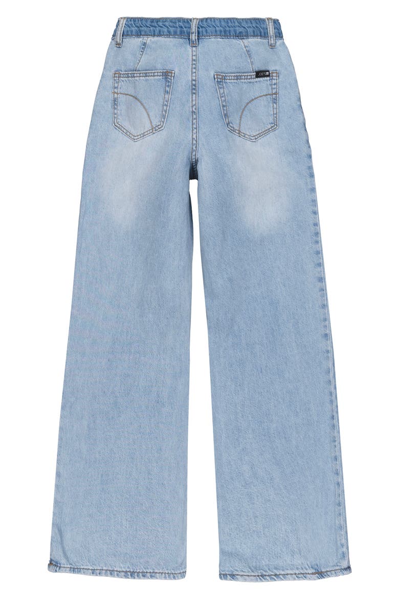 Kids' The Mia High Waist Wide Leg Jeans, Alternate, color, BLEACH WASH
